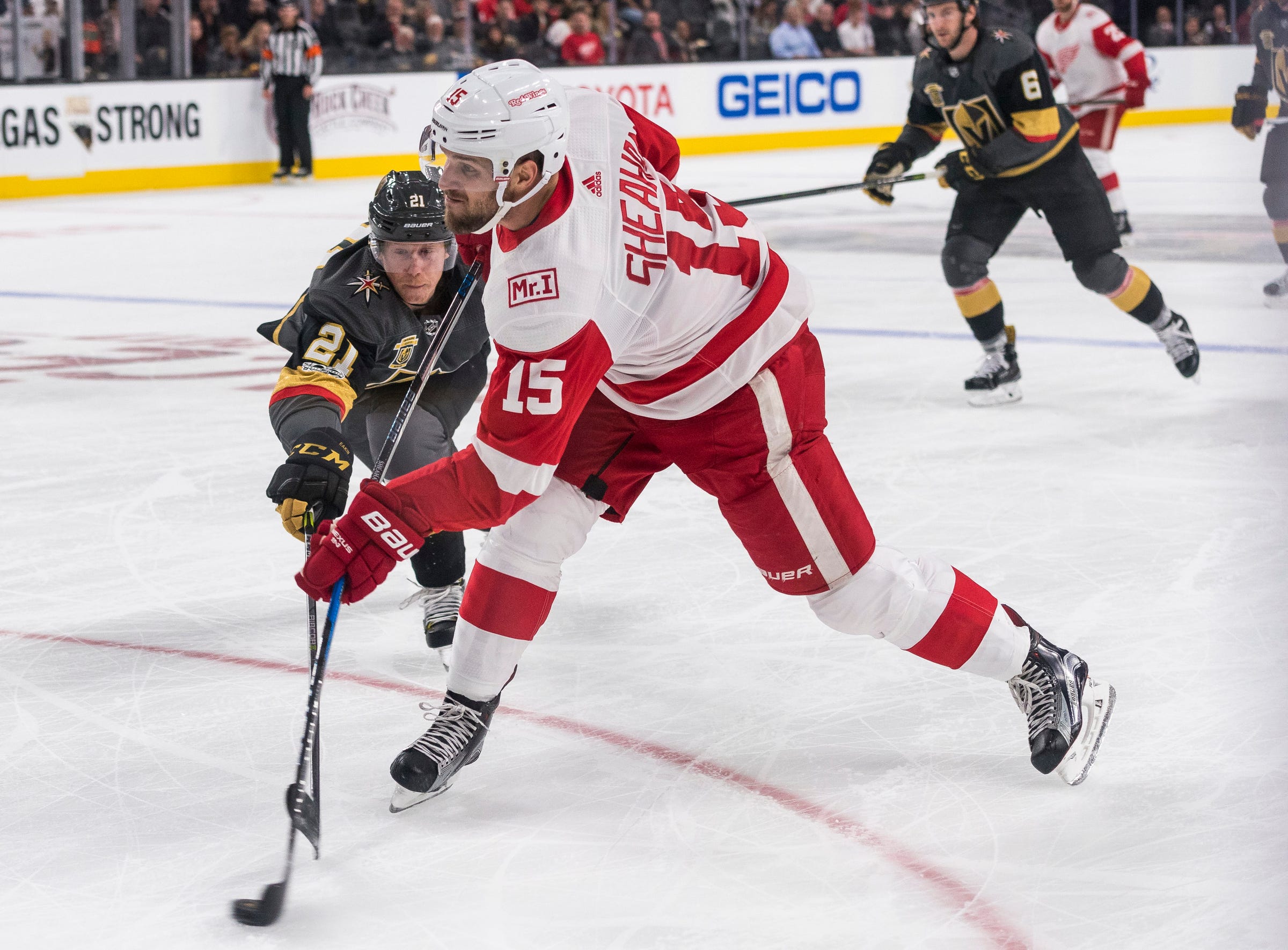 Red Wings trade Riley Sheahan to make 